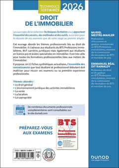 Droit de l'immobilier 2026