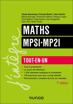 Maths MPSI-MP2I Tout-en-un