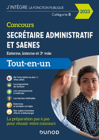 Concours secrétaire administratif et SAENES - 2023