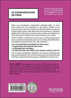 La communication de crise - 6e éd.