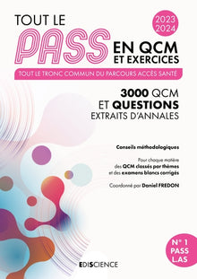 Tout le PASS en QCM et exercices 2023-2024: Tronc commun