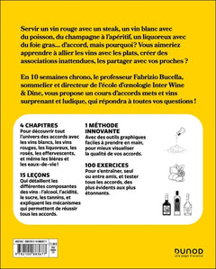 Mon cours d'accords mets et vins - En 10 semaines chrono