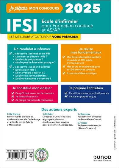 IFSI 2025 Ecoles d'infirmier Concours Formation continue et Passerelle AS-AP