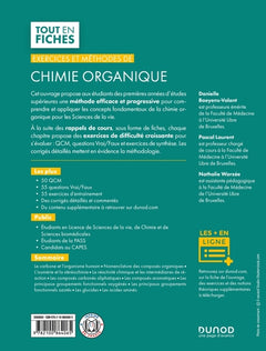 Exercices et méthodes de chimie organique pour les sciences de la vie