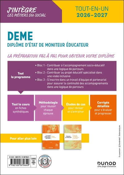 DEME - Diplôme d'État de Moniteur Éducateur - 2026-2027