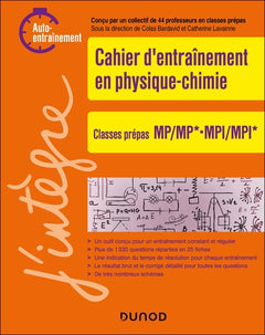 Cahier d'entrainement en physique-chimie MP-MPI