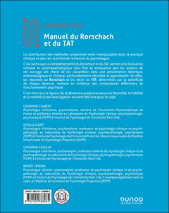 Manuel du Rorschach et du TAT