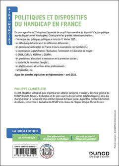 Aide-mémoire - Politiques et dispositifs du handicap en France