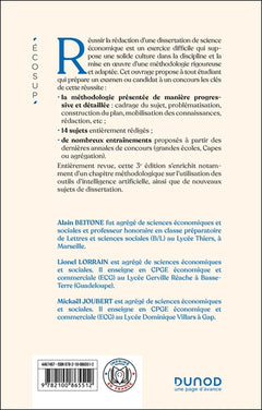 La dissertation de science économique