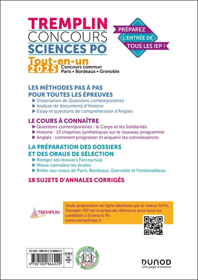 Tremplin Concours Sciences Po Tout-en-un 2025