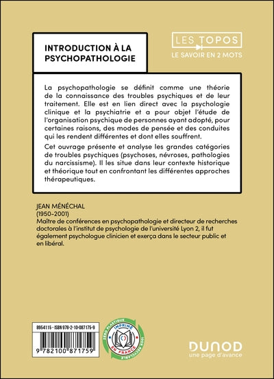 Introduction à la psychopathologie