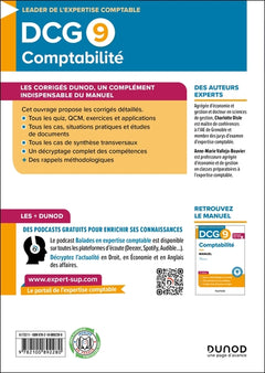 DCG 9 - Comptabilité - Corrigés - Réforme 2026-2027