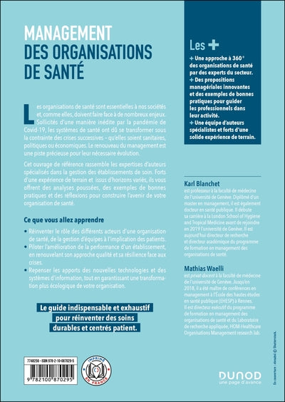 Management des organisations de santé