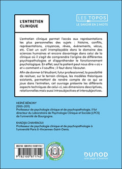 L'entretien clinique