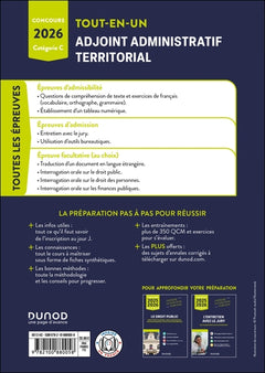 Concours Adjoint administratif territorial - 2026