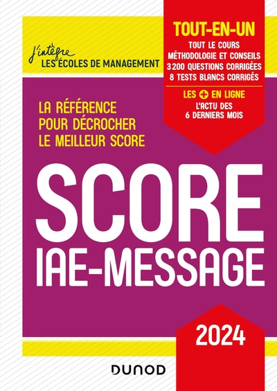 Score IAE-Message