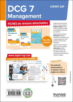 DCG 7 Management - Fiches de révision - 3e éd.