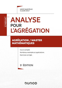 Analyse pour l'agrégation