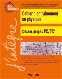 Cahier d'entraînement en physique PC