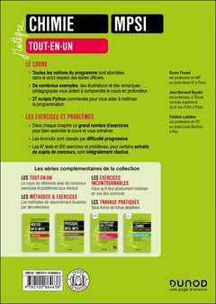 Chimie tout-en-un MPSI - 3e éd.