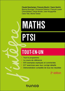 Maths Tout-en-un PTSI - 2e éd.