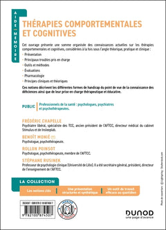 Aide-mémoire - Thérapies comportementales et cognitives -  4e éd.
