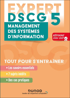 DSCG 5 - Management des systèmes d'information - Expert Réforme 2026-2027