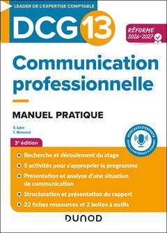 DCG 13 - Communication professionnelle - Réforme 2026-2027