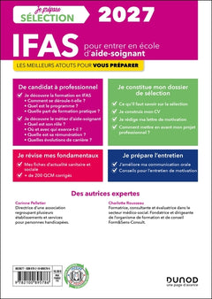 Sélection IFAS 2027 pour entrer en école d'aide-soignant