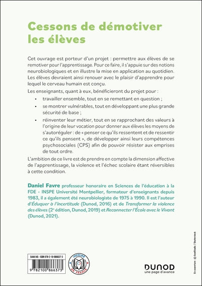Cessons de démotiver les élèves