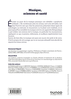 Musique, sciences et santé