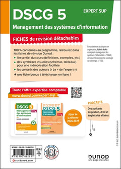DSCG 5 Management des systèmes d'information - Fiches de révision - Réforme 2026-2027