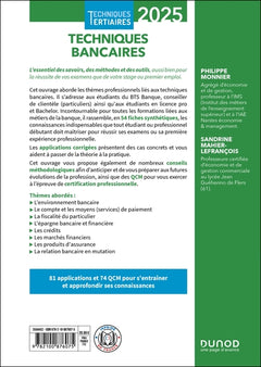 Techniques bancaires 2025