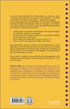Ecrire pour le cinéma et la télévision