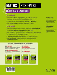 Maths PCSI-PTSI - Méthodes et exercices - 7e éd.