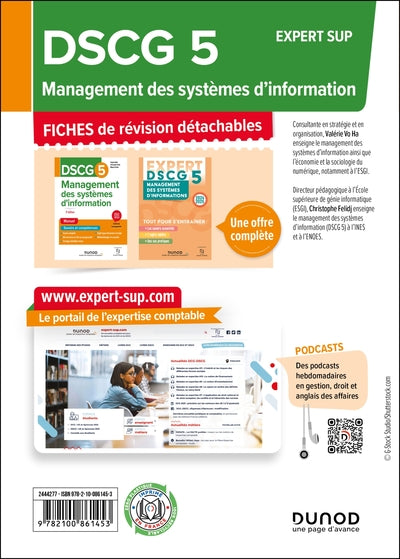 DSCG 5 Management des systèmes d'information - Fiches de révision - 3e éd.