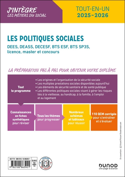 Les politiques sociales 2025-2026