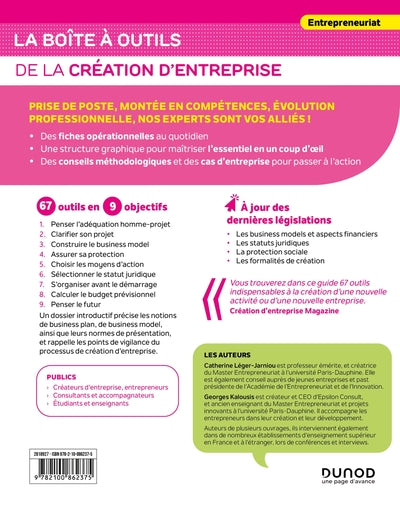 La boîte à outils de la Création d'entreprise 2024
