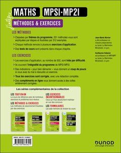 Maths MPSI-MP2I - Méthodes et Exercices - 6e éd.