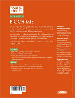 Le cours de biochimie - 3e éd