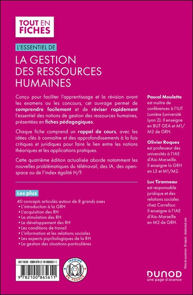 L'essentiel de la gestion des ressources humaines