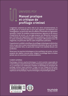 Manuel pratique et critique de profilage criminel