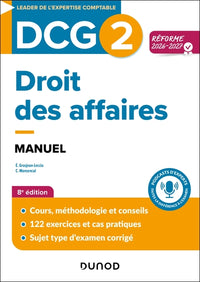DCG 2 Droit des affaires - Manuel - Réforme 2026-2027