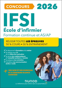 IFSI 2026 Ecoles d'infirmier Concours Formation continue et Passerelle AS-AP