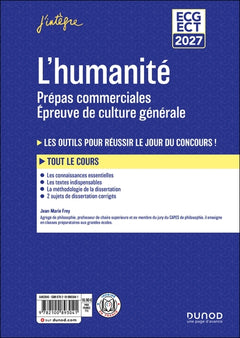 Manuel - Prépas commerciales ECG - Epreuve de culture générale 2027
