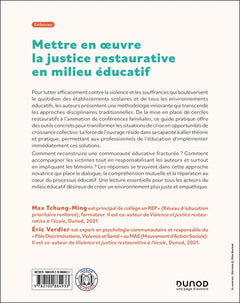 Mettre en oeuvre la justice restaurative en milieu éducatif