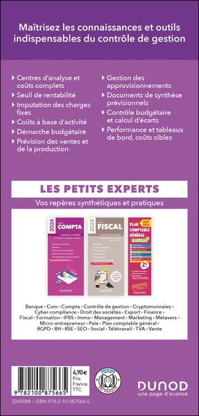 Le petit contrôle de gestion 2025