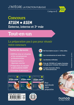 Concours ATSEM ASEM - Tout-en-un - 2024-2025: Externe, interne et 3e voie