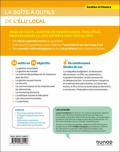 La boîte à outils de l'élu local