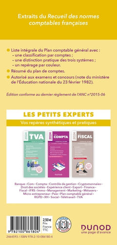 Plan comptable général - PCG - 2024-2025